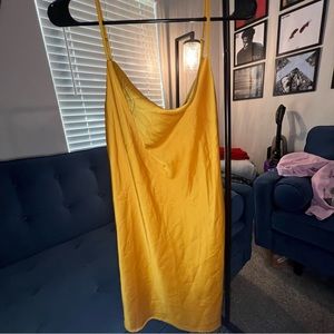 Yellow Slip Dress